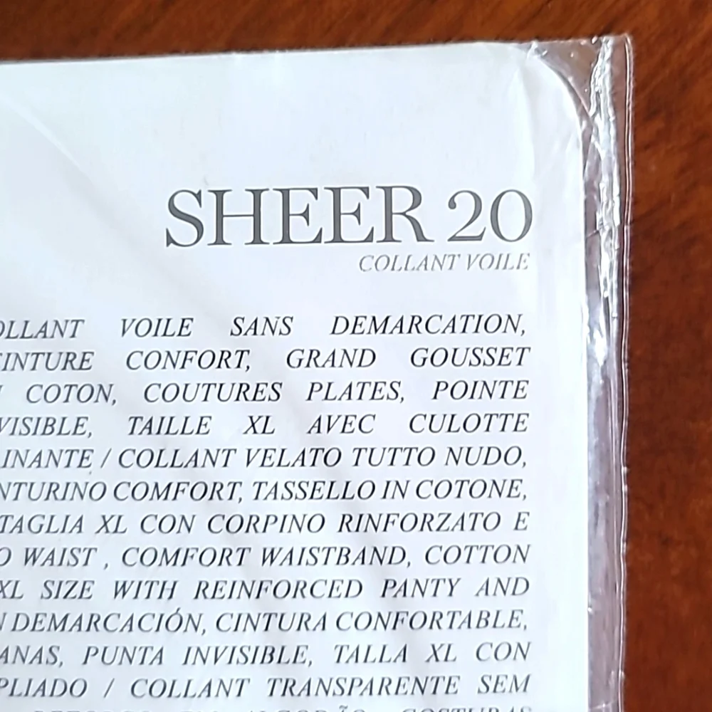 Calzedonia Sheer 20 tights Nero New